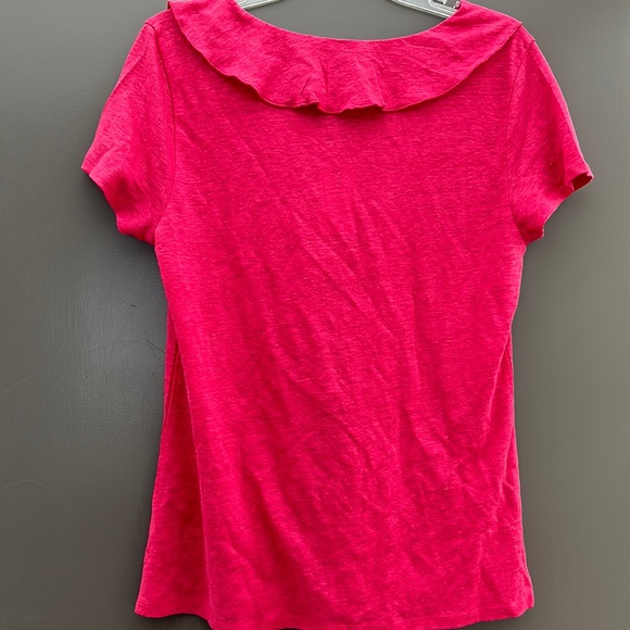 Cascading Ruffles Tee in 100% linen. New with tags from Sundance. - Picture 3 of 7